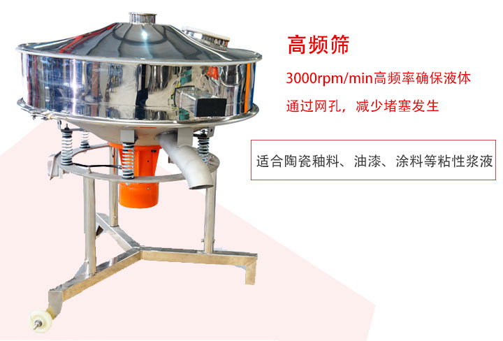 該產(chǎn)品是針對漿液過濾設計的一種高頻篩分機。
