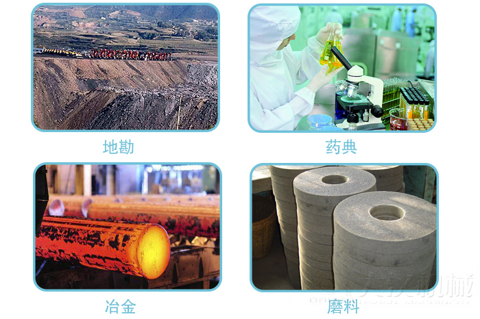 適用行業(yè):地堪，冶金，藥典,磨料