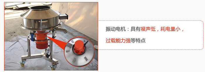 振動電機：具有噪聲低，耗電量小，過載能力強等特點