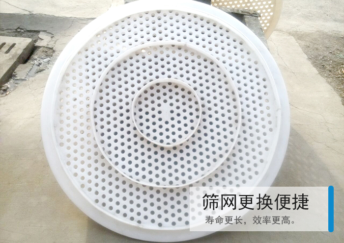 篩網(wǎng)更換便捷,壽命更長，效率更高
